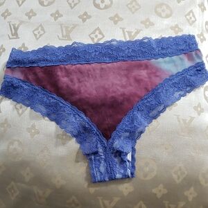 Blue and Purple Lace Trim Panties